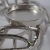 Kobolo Deko-Kranz Adventskranz groß - Metall - Silber - für 4 Kerzen - D40 cm - 3