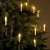 Lunartec Christbaumkerzen: 10er-Set LED-Weihnachtsbaum-Kerzen mit IR-Fernbedienung, Timer, weiß (Weihnachtsbaumbeleuchtung kabellos) - 3