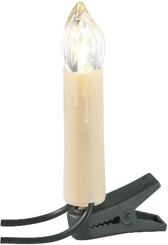 Lunartec LED Lichterkette Baum: LED-Weihnachtsbaum-Lichterkette mit 20 Kerzen, 3 Watt (Christbaum Lichterkette LED) - 2