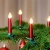 12-er Set Weihnachtsbaumkerzen ✔ kabellos ✔ Timer ✔ Dimmfunktion ✔ Flacker-Modus ✔ GS geprüft ✔ inkl. Batterien ✔ Weihnachtsbeleuchtung für Innen & geschützten Außenbereich (Rot) - 4