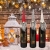 Amosfun 3 Stücke Weihnachten Weintüten Flaschentüten Geschenktüten Weihnachtstüten Weinflasche Taschen Beutel Verpackung Tischdeko Weihnachtsdeko für Wein Prosecco und Champagner - 3