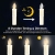 EINFEBEN 10x LED Weihnachtskerzen Kabellos, Christbaumkerzen mit Fernbedienung Timer Dimmbar, Warmweiß Kerzen für Weihnachtsbaum, Weihnachtsdeko - 4