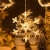 Lareina.C 4er Set Fensterdeko Hängend Fensterlicht mit Saugnapf LED Warm Weiß Batteriebetrieb Weihnachtsbeleuchtung Weihnachtsmann Weihnachtsbaum Stern Schneeflocke für Weihnachtsdeko (Xmas Set B) - 4