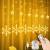 LED Lichtervorhang, 3.5M LED Lichterkette Sterne Lichtervorhang mit Schneeflocke, Weihnachtsbeleuchtung 8 Modi, Sternenvorhang Innen & Außen Wasserdicht Deko für Weihnachten, Zimmer, Party - 1