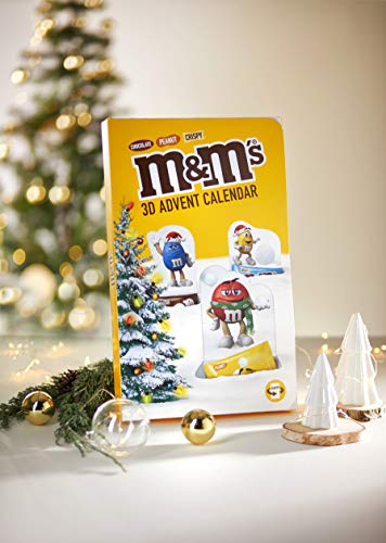 M&M'S Adventskalender 2021, Peanut, Chocolate und Crispy Schokolade, Weihnachtskalender, 346 g - 5