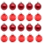 Riffelmacher 26252 - Glaskugeln rot, Durchmesser 6 cm, 24 Stück im Koffer, PVC-frei, Baumschmuck, Weihnachtsbaum, Dekoration, Weihnachten - 4