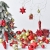 WEYON 113 Stück Christbaumkugeln Set Weihnachtskugeln aus Kunststoff Golden & Rot Baumschmuck Weihnachtsbaum Deko & Christbaumschmuck in unterschiedlichen Größen und Designs - 4