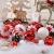 YILEEY Weihnachtskugeln Weihnachtsdeko Set Rot und Weiß 88 STK in 15 Farben, Kunststoff Weihnachtsbaumkugeln Box mit Aufhänger Christbaumkugeln Plastik Bruchsicher, Weihnachtsbaumschmuck, MEHRWEG - 4