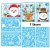 Yitla Weihnachtsdeko Fenster Doppelseitiges Muster,218Fensterbilder Weihnachten Selbstklebend, Weihnachten Fenstersticker für Weihnachten Winter Dekoration (7 Sheets) - 2