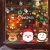 Yitla Weihnachtsdeko Fenster Doppelseitiges Muster,218Fensterbilder Weihnachten Selbstklebend, Weihnachten Fenstersticker für Weihnachten Winter Dekoration (7 Sheets) - 4