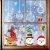 Yitla Weihnachtsdeko Fenster Doppelseitiges Muster,218Fensterbilder Weihnachten Selbstklebend, Weihnachten Fenstersticker für Weihnachten Winter Dekoration (7 Sheets) - 1