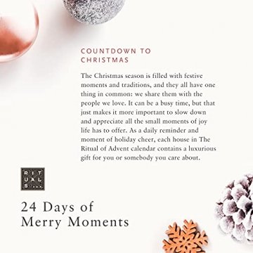 RITUALS The Ritual of Advent 2D-Adventskalender 2021 – exklusiver Beauty-Kalender 2021 mit 24 luxuriösen Geschenken inklusive vier Adventskerzen – mit Geschenkbox und Schleife - 5