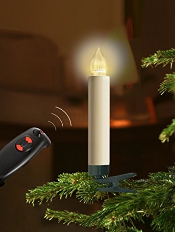 NIKO Licht Fix Mini kabellose LED-Christbaumkerzen mit Fernbedienung (74017) - 3