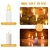 SunJas 10/20/30/40 Weihnachten LED Kerzen Lichterkette Kerzen Weihnachtskerzen Weihnachtsbaum Kerzen mit Fernbedienung Kabellos Timer (30er) - 2