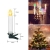SunJas 40 er Weihnachtskerzen RGB LED Kerzen Weihnachtsbaumkerzen bunt kabellos Christbaumkerzen Lichterkette Weihnachtsbeleuchtung Fernbedienung Timer - 3