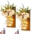 2 Stück Mason Jar LED Lichterkette, Vintage Mason Jar Wandleuchte Licht mit künstlicher Blume Holz-Dekoration, Rustikale Wandlampe String Licht, Hochzeits Schlafzimmer Home Wand Dekoration - 1