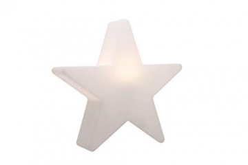 8 seasons design | Dekorationsleuchte Stern Shining Star (E27, Ø 80 cm, witterungsbeständig, IP44, dekorative Lampe für Garten, Haus und Wohnung) weiß - 1