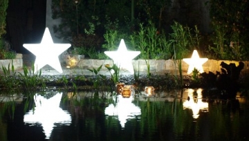 8 seasons design | Dekorationsleuchte Stern Shining Star (E27, Ø 80 cm, witterungsbeständig, IP44, dekorative Lampe für Garten, Haus und Wohnung) weiß - 9