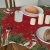Artoid Mode Schneemann Weihnachten Tischdecke Waschbare Tischwäsche Rot, Saisonaler Winter Weihnachtsbaum Urlaub Bunt Tischtuch für Party Familienessen Tischdeko 85 x 85 cm Quadrat - 3