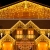 BELLALICHT Lichterkette Außen 400er/10m - LED Lichtervorhang mit Timer, IP44 wasserdicht 8 Modi für Innenausstattung Außenbereich Schlafzimmer Hochzeit Weihnachten Party - 1