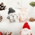 com-four® 10x Premium Weihnachtsmann-Anhänger für den Weihnachtsbaum, Bezaubernde Christbaum-Figuren Anhänger als Baumbehang, Weihnachtsschmuck oder Geschenk-Anhänger (Design 20 - fünf Farben) - 3