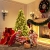 COSTWAY 210/225/240cm LED Künstlicher Weihnachtsbaum, Christbaum mit Klappsystem und Metallständer, Tannenbaum geschmückt, Kunstbaum Weihnachten ideal für Zuhause, Büro, Geschäfte und Hotels (225CM) - 3
