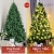 DREAMADE 180cm Klappbarer Weihnachtsbaum, Künstlicher Tannenbaum aus PVC, Kunst Christbaum für Zuhause/Outdoor, Festtagsdekoration mit Metallständer, Grün - 3