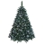 DWA Künstlicher Christbaum Weihnachtsbaum Schnee bedeckte Kiefer mit Kristallen traditionell waldgrün luxuriös mit Ständer groß - 220 cm - Snow-Covered Pine - 1