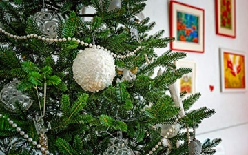 eveXmas 180cm Künstlicher Weihnachtsbaum, Tannenbaum Adele Klassik Grün, 528 Zweige 100% PE-Spitzen, inklusive Metallständer - 5