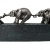 FeinKnick Skulptur “Familienbande” - Zeitloses Symbol für Zusammenhalt in der Familie & im Team - Elefanten Dekoration aus Marmorit 43 cm lang - Deko Figur Elefant - 1