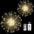 Feuerwerk Licht, 2 Stück 150 LED Hängend Lichterkette 8 Modi Wasserdicht Starburst Lichter mit Fernbedienung für Weihnachten Hochzeit Party Garten - 1