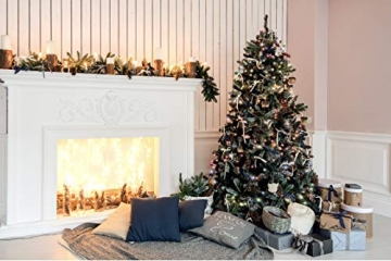 FlinQ Bluetooth Weihnachtsbaum Lichterkette App Gesteuert - RGB Led Weihnachtsbaumbeleuchtung mit Timer - 160 Bunte Christmas Lights für Innen und Außen - IP44 Wetterfest - 19M - 4