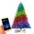 FlinQ Bluetooth Weihnachtsbaum Lichterkette App Gesteuert - RGB Led Weihnachtsbaumbeleuchtung mit Timer - 160 Bunte Christmas Lights für Innen und Außen - IP44 Wetterfest - 19M - 1