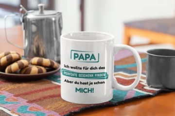 Geschenkeritter - Papa Geschenkideen - Papa Tasse Du hast ja schon MICH - Papa Geschenk - 4