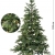 infactory Christbaum: Künstlicher Weihnachtsbaum mit 500 LEDs und 70 Ästen, 225 cm, grün (Elektrischer Weihnachtsbaum) - 2