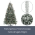 Juskys Weihnachtsbaum Talvi 210 cm hoch — Künstlicher Tannenbaum mit Kunstschnee inkl. Ständer aus Metall — Christbaum für Deko innen aus PE-Kunststoff - 4
