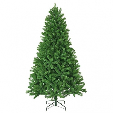 KENSWINO Weihnachtsbaum künstlich, künstlicher Baum, mit Schnellaufbau klappbares Regenschirmsystem, Tannenbaum künstlich 225cm ca.1200 Spitzen, unechter Tannenbaum inkl. Metall Christbaum Ständer… - 1