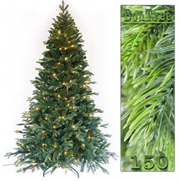 Künstlicher Weihnachtsbaum Bontree Tanne 150 cm mit 150 LED beleuchtet - 3