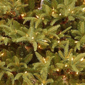 Künstlicher Weihnachtsbaum, Tannenbaum mit 30M 300 LEDs Cluster Weihnachtsbeleuchtung mit 8 Modis, Kuenstlicher Christbaum für Weihnachtsbaum Warmweiß 120-300cm - 2