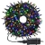 LED Lichterkette außen und innen RGB Weihnachtsbeleuchtung Lichterkette mit 8 Leuchtmodi + Memory-Funktion, Wasserdicht für Weihnachtsbaum, Party, Hochzeit, Balkon, 20m, 200LEDs - 1