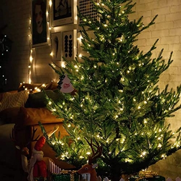 LSDRALOBPOI Weihnachtsbaum künstlich Christbaum Künstlicher Weihnachtsbaum mit Metallständer und 8 Beleuchtungsmodi 1013(Color:Green;Size:270cm) - 3