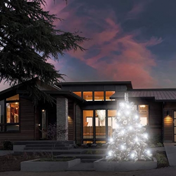 Lunartec Christbaum-LED-Kerzen: 30er-Set LED-Outdoor-Weihnachtsbaum-Kerzen mit IR-Fernbedienung, IP44 (Batterie-Kerzen Weihnachtsbaum) - 8