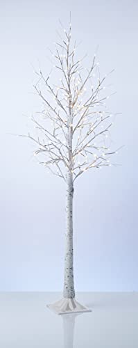 Northpoint LED Lichtbaum Baum Weihnachtsdeko Indoor & Outdoor | Birkenoptik | 180cm | 200 warmweiße LEDs | inkl. Timer - 2