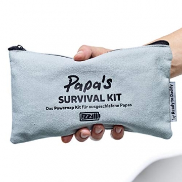Papa Survival Kit - Das Powernap Kit Geschenk für ausgeschlafene Papas und werdende Väter - 5