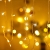 Qedertek 432 LED Eisregen Lichterkette Außen/innen, 10.8M Eisregen Lichtervorhang Weihnachtsbeleuchtung, 8 Modi, Timer, Dimmbar Lichterkette mit Fernbedienung, Weihnachts Deko, Balkon (Warmweiss) - 2
