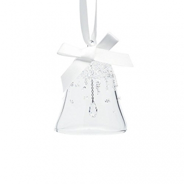 Swarovski Weihnachtsglocke, klein Figur, Kristall, Transparent, 5.6 x 5.6 x 6.3 cm - 1