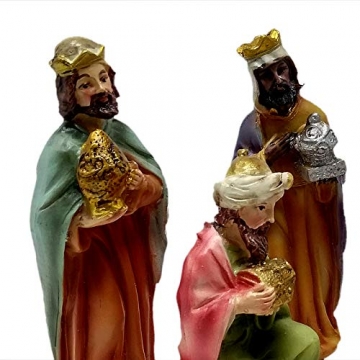 ToCi Krippenfiguren Set mit 9 Figuren (11 cm) für die traditionelle Weihnachts Krippe - 5