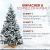 Urhome Künstlicher Weihnachtsbaum mit Ständer beschneite Tanne - 180 cm hoher Christbaum Dekobaum PVC Kunstbaum Tannenbaum mit Schnee Schnellaufbau Klappsystem Baum für Weihnachten - 2