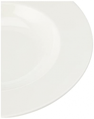 Villeroy und Boch - Twist White Teller-Set für bis zu 6 Personen, 12tlg., formschönes Geschirr-Set aus Premium Porzellan, weiß, spülmaschinengeeignet - 6