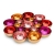 ZEYA Teelichthalter rot pink rosa orange Ø 21 cm | Deko Wohnzimmer | perfekte Tisch Dekoration als Geburtstagsgeschenk | Metall - 1